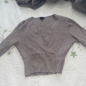 long sleeve crop top